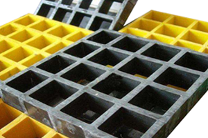 Glass fiber reinforced plastic grille features and product application